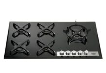 Boretti: praktische kookplaat met wokbrander aan rechterzijde Boretti BGK90