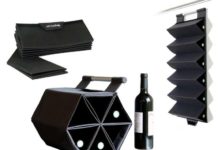 Zebag: draagzak en wijnrek in één ZEbag wijnrek