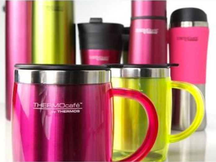Thermos lime pink