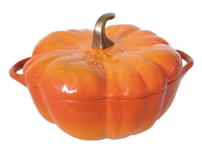 pompoen cocotte staub halloween