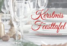 Een kersttafel om mee te pronken! kersttafel