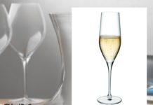 Nude: steeds je beste kompaan bij glazen nude champagneglas