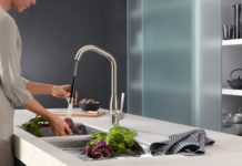 Stijlvolle keukenkraan met professionele feeling Dornbracht sync dornbracht