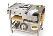 Trolley met teppanyakiplaat joko teppanyaki