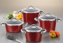 Kookpottenreeks met antibacteriële beschermlaag van Silit silit kookpotten vitaliano