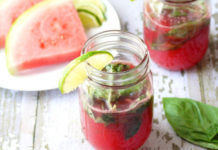 Recept: watermeloen-basilicum water watermeloen basilicum water