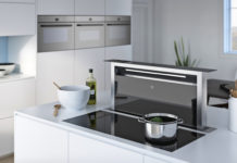 Deze tafeldampkap van V-ZUG is volledig onzichtbaar