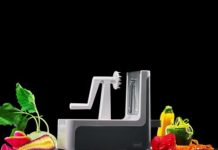 De Lurch Super Spirali kan alle vormen groenten en fruit aan Lurch Super Spiralizer