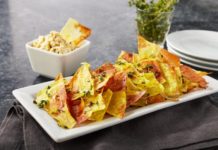 Recept: Gezouten citroen en tijm chips met een feta dip KitchenAid japanse groentesnijder