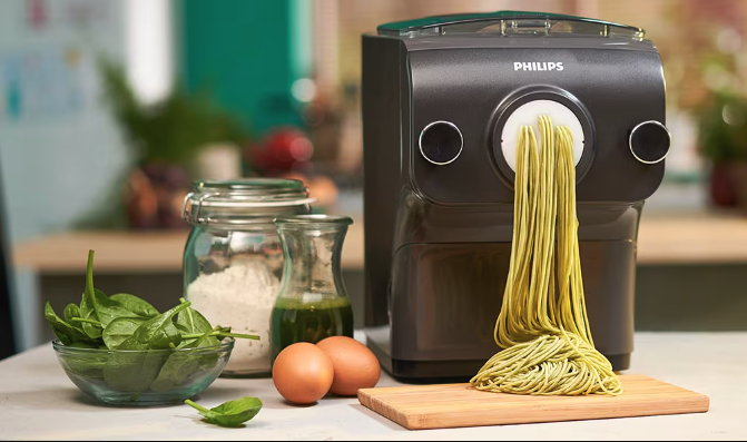 Philips Avance pastamachine: Geniet in minder dan 10 minuten van eindeloze mogelijkheden voor verse pasta.