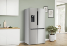 De French Door koel-vriescombinatie van Bosch biedt tot 5 kg ijs binnen 24 uur